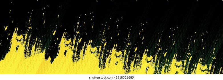 Dots halftone yellow and dark blue color pattern gradient grunge texture background. Dots pop art sport style vector illustration. eps10