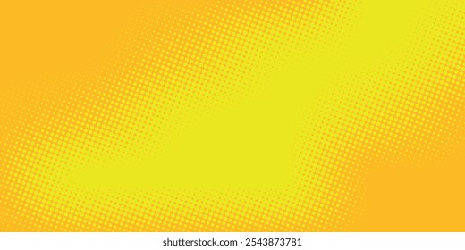 Dots halftone yellow and dark blue color pattern gradient grunge texture background. vector grunge. modern
