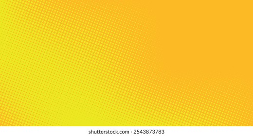 Dots halftone yellow and dark blue color pattern gradient grunge texture background. vector grunge. modern