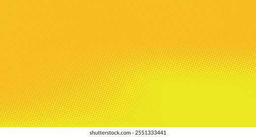 Fondo de textura grunge de gradiente de patrón de color amarillo y azul oscuro de semitono de puntos. grunge de Vector.