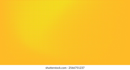 Dots halftone yellow and dark blue color pattern gradient grunge texture background. vector grunge. modern