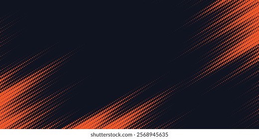 Dots halftone yellow and dark blue color pattern gradient grunge texture background. Dots pop art sport style vector illustration eps10