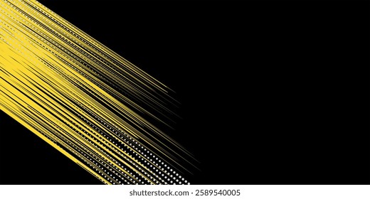 Dots halftone yellow and dark blue color pattern gradient grunge texture background. Dots pop art sport style vector illustration.