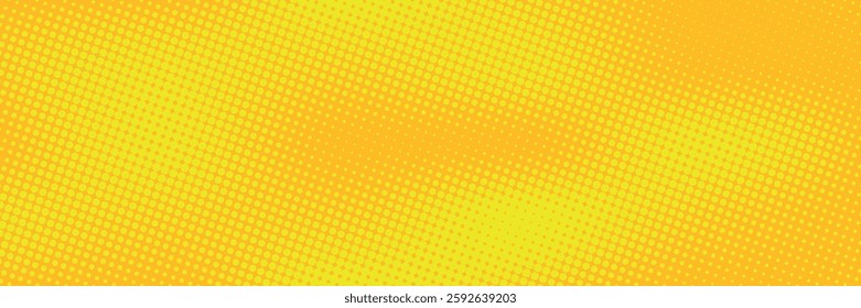 Dots halftone yellow and dark blue color pattern gradient grunge texture background. vector grunge. modern
