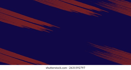 Dots halftone yellow and dark blue color pattern gradient grunge texture background. Dots pop art sport style vector illustration
