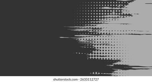 Dots halftone yellow and dark blue color pattern gradient grunge texture background. Dots pop art sport style vector illustration
