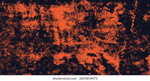 Dots halftone yellow and dark blue color pattern gradient grunge texture background. Dots pop art sport style modern arts