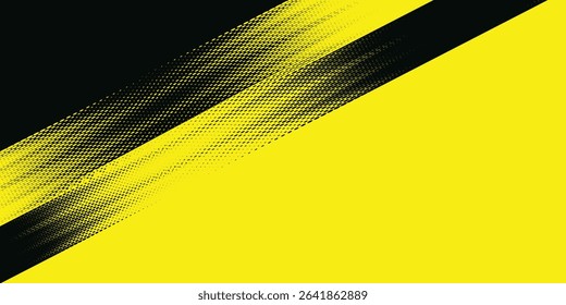 Dots halftone yellow and dark blue color pattern gradient grunge texture background. Dots pop art sport style modern grunge