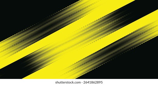 Dots halftone yellow and dark blue color pattern gradient grunge texture background. Dots pop art sport style modern grunge