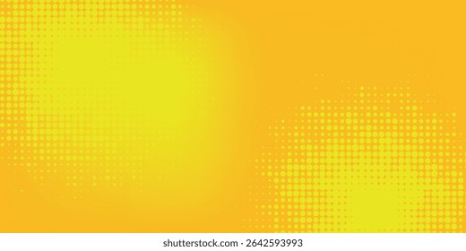 Fondo de textura grunge de gradiente de patrón de color amarillo y azul oscuro de semitono de puntos. artes modernas grunge de Vector