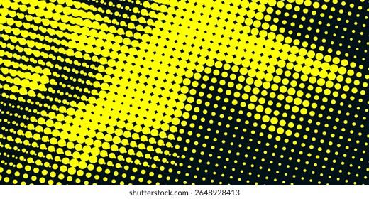 Punkte Halbton gelb und dunkelblau Farbmuster Farbverlauf farbige Textur Hintergrund Vektor