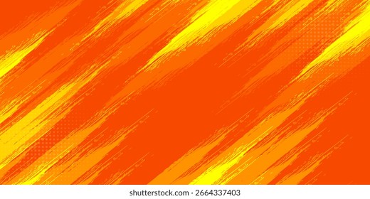 Punto medio tono amarillo y azul oscuro patrón de color gradiente grunge fondo abstracto. Ilustraciones