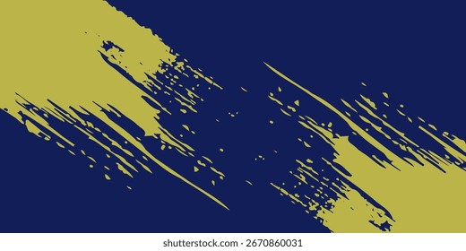 Fondo de textura grunge degradado de patrón de color amarillo y azul oscuro. Ilustración vectorial de estilo deportivo de arte pop de puntos.