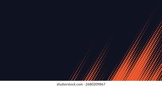 Dots halftone yellow and dark blue color pattern gradient grunge texture background. Dots pop art sport style vector illustration
