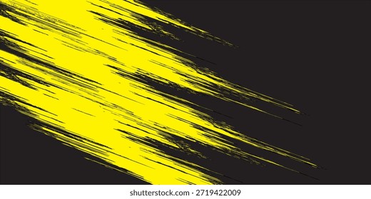 Fondo de textura grunge degradado de patrón de color amarillo y azul oscuro. Ilustración vectorial de estilo deportivo de arte pop de puntos

