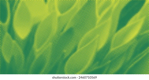 Dots halftone yellow green color pattern gradient texture background