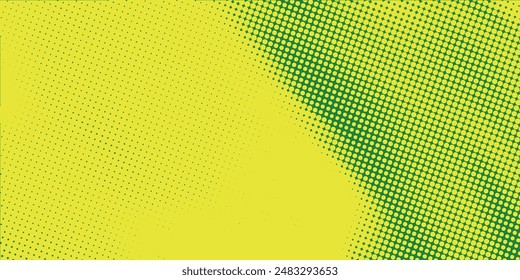 Dots halftone yellow green color pattern gradient texture background