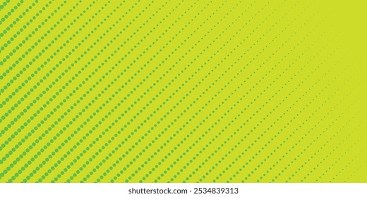 Dots halftone yellow green color pattern gradient texture background.