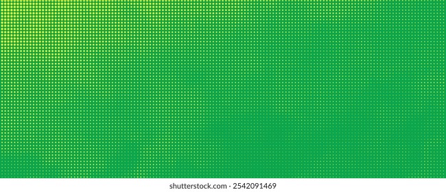 Dots halftone yellow green color pattern gradient texture background.