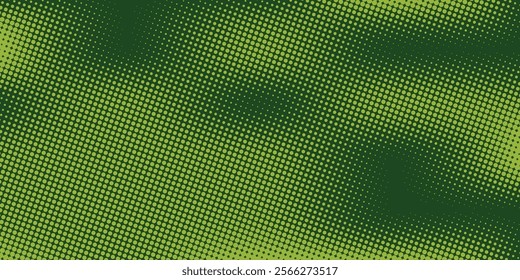 Dots halftone yellow green color pattern gradient texture background.