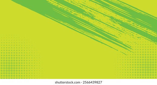 Dots halftone yellow green color pattern gradient texture background vector