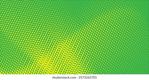 Dots halftone yellow green color pattern gradient texture background simple art