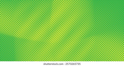 Dots halftone yellow green color pattern gradient texture background modern spot