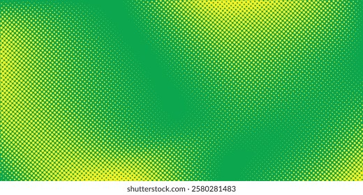 Dots halftone yellow green color pattern gradient texture modern background art