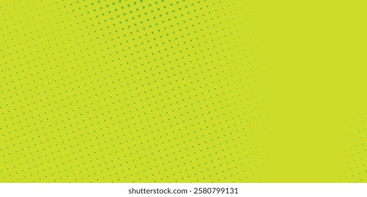 Dots halftone yellow green color pattern gradient texture background vector illustration modern