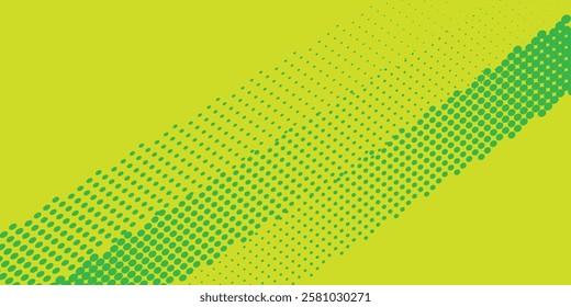 Dots halftone yellow green color pattern gradient texture background.