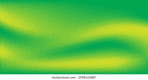 Dots halftone yellow green color pattern gradient concept modern background