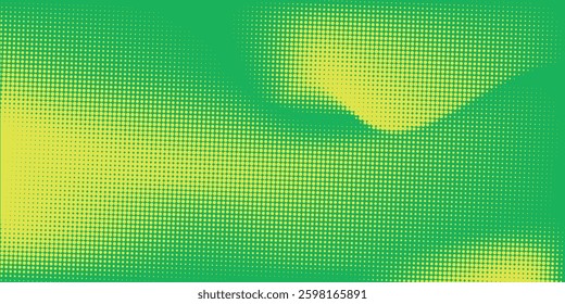 Dots halftone yellow green color pattern gradient modern background