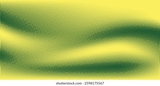 Dots halftone yellow green color pattern gradient concept modern background