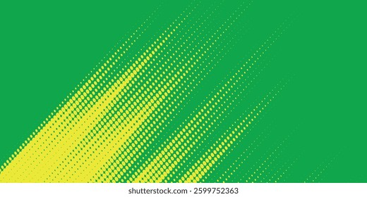Dots halftone yellow green color pattern gradient texture background. vector illustration eps10
