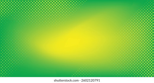 Dots halftone yellow green color pattern gradient texture background halftone modern