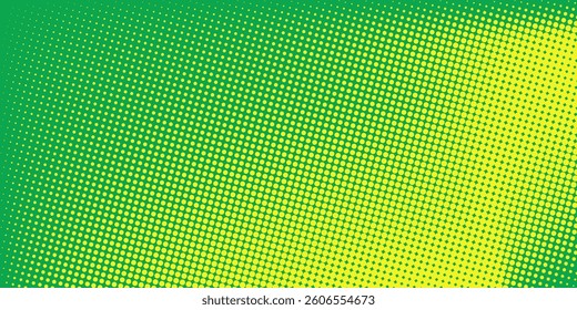 Dots halftone yellow green color pattern gradient texture style background
