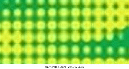 Dots halftone yellow green color pattern gradient texture style background