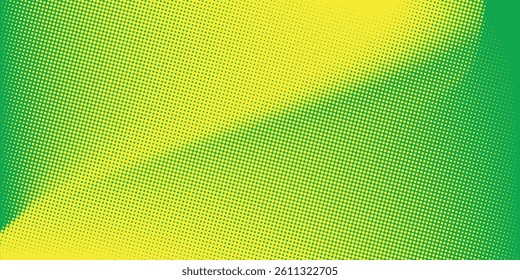 Dots halftone yellow green color pattern gradient modern texture background