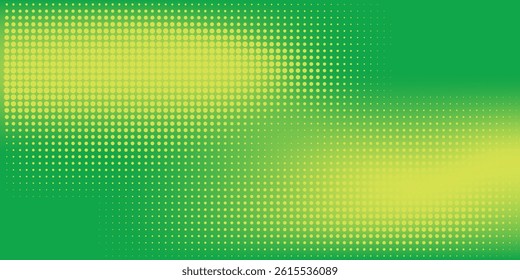 Dots halftone yellow green color pattern gradient texture modern simple background art