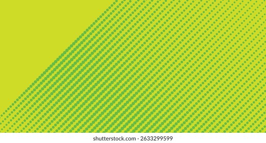 Dots halftone yellow green color pattern gradient texture background. good simple art