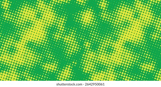 Dots halftone yellow green color pattern gradient texture background halftone modern