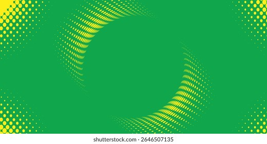 Dots halftone yellow green color pattern gradient texture background modern sport