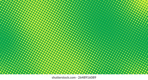 Dots halftone yellow green color pattern gradient texture modern background eps10