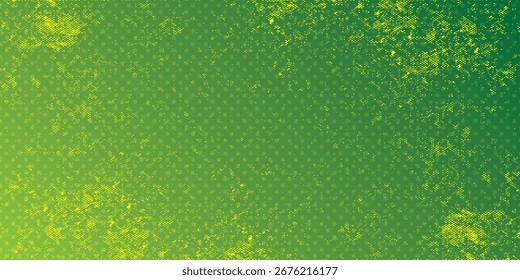 Fondo de textura de gradiente de patrón de color verde amarillo semitono de puntos