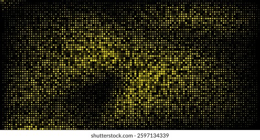 Dots halftone yellow orange color pattern gradient texture with technology digital background. Dots pop art comics with summer background.