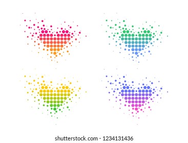dots heart logo