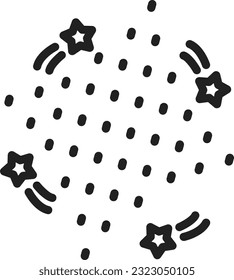 Icono de puntos. Adecuado para aplicaciones móviles.