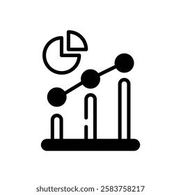 Dots icon vector stock illustration