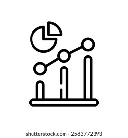 Dots icon vector stock illustration