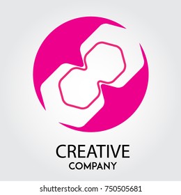 Dots Letter B Logo Design Vector.